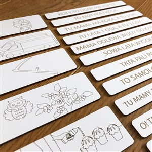 Obrazek Układanka Zdania z sylab prymarnych cz.3