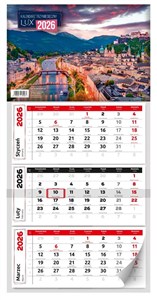 Obrazek Kalendarz 2026 miesięczny lux