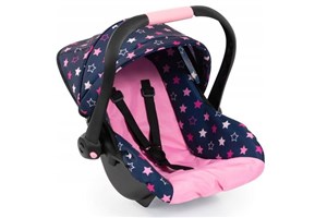 Picture of Fotelik samochodowy dla lalek z daszkiem niebieski