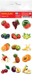 Obrazek Owoce 01 Naklejki 4szt/zgr