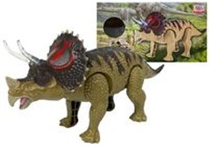 Obrazek Dinozaur Triceratops Zielony Na Baterie