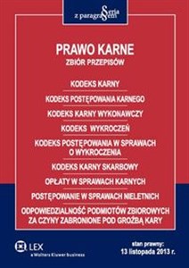 Picture of Prawo karne Zbiór przepisów