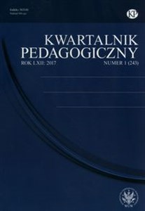Picture of Kwartalnik Pedagogiczny 1(243) 2017