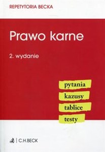 Picture of Prawo karne Repetytoria Becka