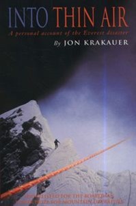 Obrazek Into Thin Air A Personal Account of the Everest Disaster