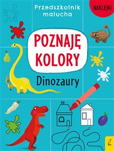 Picture of Przedszkolnik malucha Poznaję kolory Dinozaury