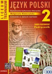 Obrazek Język polski 2 Podręcznik Kształcenie kulturowo-literackie Zakres podstawowy Liceum, technikum
