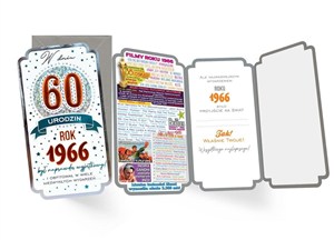 Picture of Karnet Urodziny 60