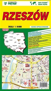 Obrazek Rzeszów 1:18 000 plan miasta PIĘTKA