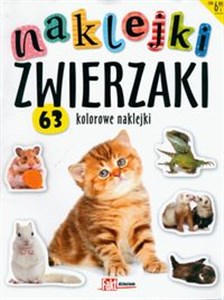 Obrazek Naklejki Zwierzaki 63 kolorowe naklejki
