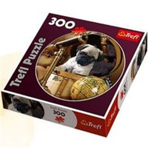 Picture of Mopsik globtroter Puzzle Okrągłe