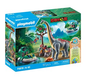 Obrazek Playmobil Brachiozaur z poduszkowcem 71819