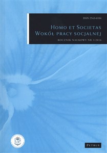 Picture of Homo et societas. Wokół pracy socjalnej Nr 1