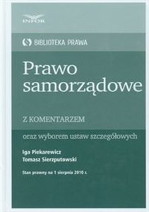 Picture of Prawo samorządowe  Biblioteka Prawa z komentarzem oraz wyborem ustaw szczegółowych