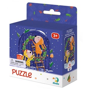 Picture of Puzzle 16 elementów Wyczekując świąt