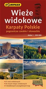 Picture of Wieże widokowe Karpaty Polskie pogranicze czeskie i słowacke 1:350 000