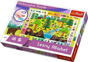Picture of Puzzle edukacyjne 48 Leśny alfabet