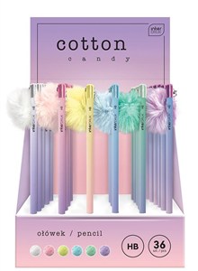Obrazek Ołówek z pomponem Cotton Candy (36szt)