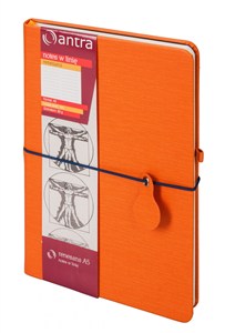 Obrazek Notes Renesans A5 w linie pomarańczowy