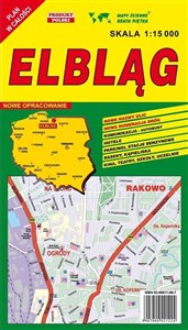 Picture of Elbląg 1:15 000 plan miasta PIĘTKA