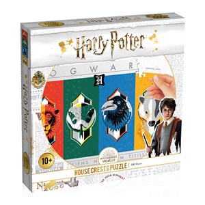 Obrazek Puzzle 500 Harry Potter House Crest Herby