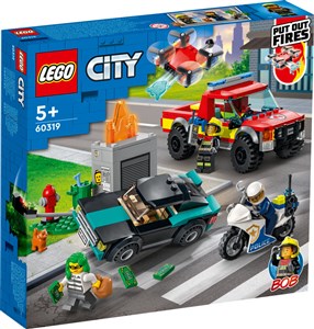 Picture of Lego CITY 60319 Akcja strażacka i policyjny pościg