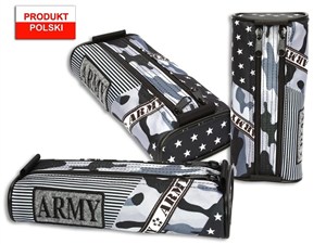 Obrazek Piórnik szkolny WAR-1157 Szary WARTA