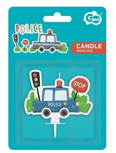 Obrazek Świeczka urodzinowa Police 5x7cm