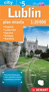 Obrazek Lublin PLUS 5 1:20000- mapa samochodowa plastik