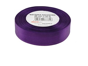 Picture of Wstążka satynowa fioletowa 25mmx32m