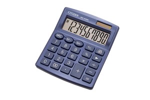 Obrazek Kalkulator biurowy CITIZEN SDC-810NRNVE, 10-cyfrowy, 127x105mm, granatowy
