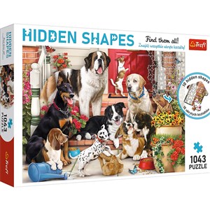 Picture of Puzzle 1043 Hidden Shapes Psia zabawa 10675