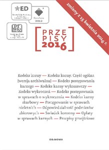 Picture of Zbiór karny  Przepisy 2016