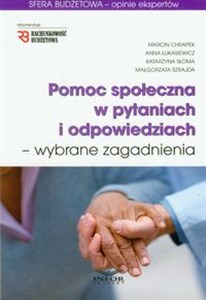 Picture of Pomoc społeczna w pytaniach i odpowiedziach wybrane zagadnienia