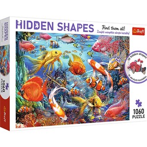 Obrazek Puzzle 1060 Hidden Shapes Podwodne życie