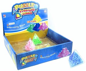 Obrazek Gra labirynt piramidka MIX