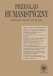 Obrazek Przegląd Humanistyczny 2018/3 (462)