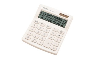 Obrazek Kalkulator biurowy CITIZEN SDC-812NRWHE, 12-cyfrowy, 127x105mm, biały