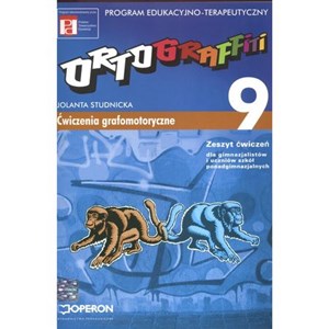 Picture of Ortograffiti 9 Zeszyt ćwiczeń Ćwiczenia grafomotoryczne Gimnazjum
