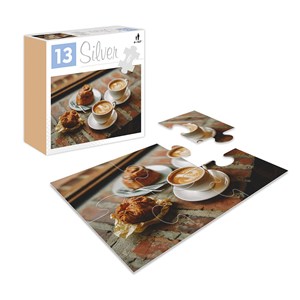 Picture of PUZZLE 6 EL. SILVER KAWA I CIASTKo