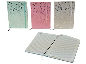 Picture of Notes z gumką Gwiazdki MIX