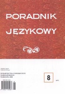 Picture of Poradnik językowy 3/2008