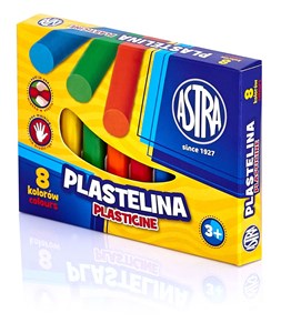 Obrazek Plastelina Astra 8 kolorów
