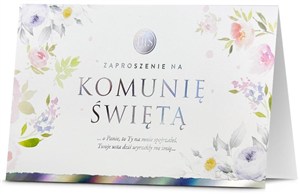 Obrazek Zaproszenie Komunia (5szt)