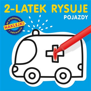 Obrazek 2-latek rysuje Pojazdy