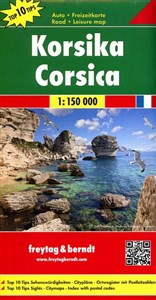 Obrazek Korsyka Mapa 1:150 000