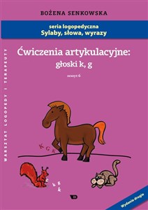 Picture of Ćwiczenia artykulacyjne głoski k, g Zeszyt 6