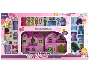 Obrazek Domek dla lalek z akcesoriami