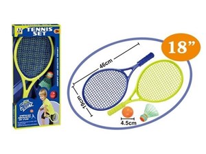 Obrazek Tenis z rakietkami + piłka + lotka