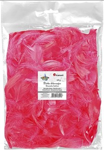 Obrazek Piórka puch 16g czerwone